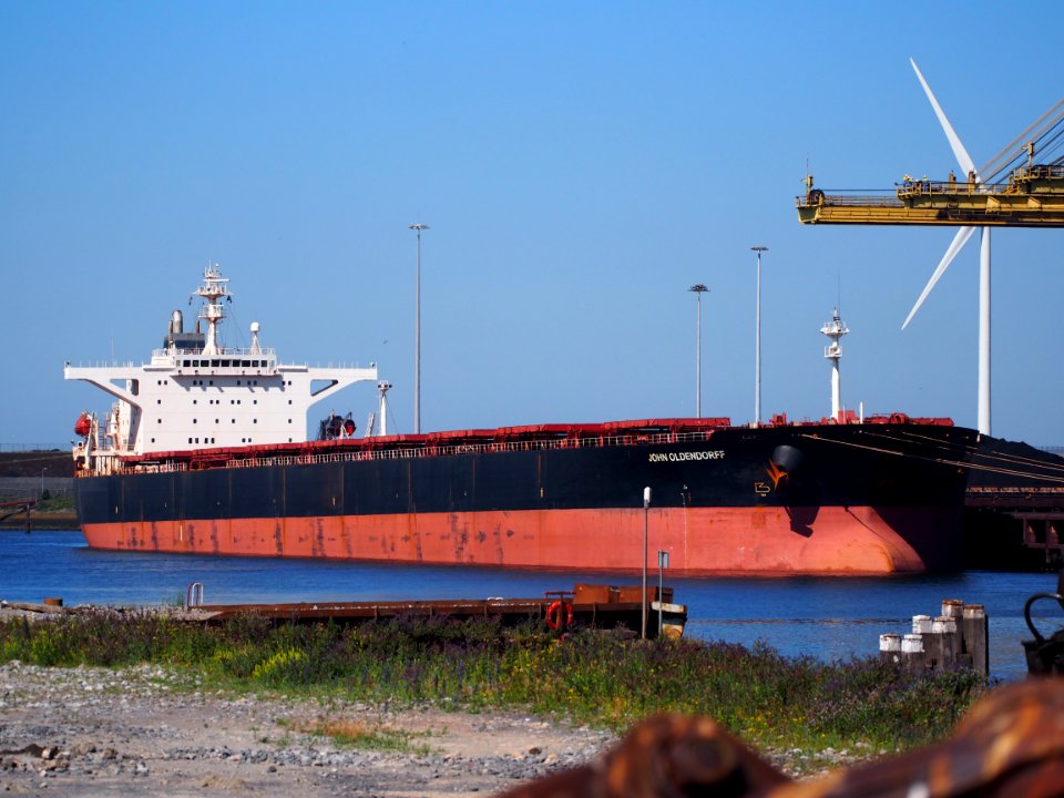 JOHN OLDENDORFF - IMO 9225005 - Callsign ONDB, Port of Amsterdam, Tatasteel, IJmuiden
