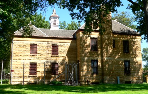 Jewell County, Kansas jail from S 2