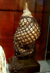 Jingai horagai, battle conch-shell horn, Japan, mid Edo period, 1700s AD, shell, hemp, brass - The Ann and Gabriel Barbier-Mueller Museum - DSC05553