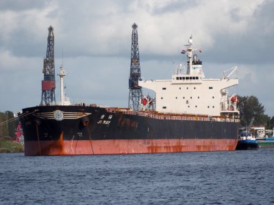 JI MAY - IMO 9244829 - Callsign ELYN3 at the Mercuriushaven, Port of Amsterdam, pic1