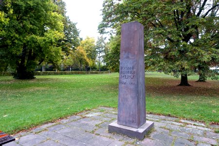 Johann Heinrich Merck monument - Herrngarten, Darmstadt, Germany - DSC09844