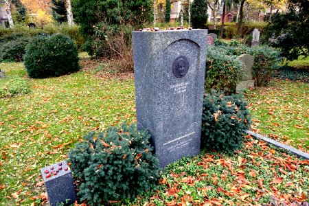 Johannes Rau - Dorotheenstädtischer Friedhof - Berlin, Germany - DSC00359
