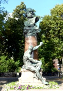 John Ericsson monument by John Börjeson - Stockholm, Sweden - DSC00743