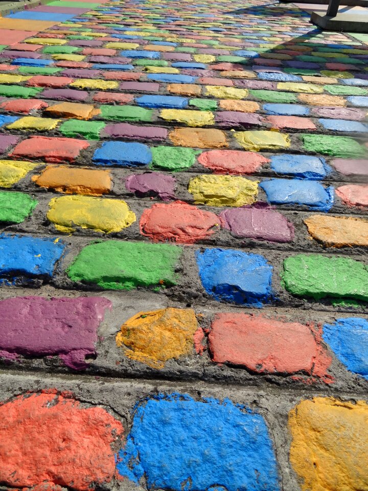 Cobbled la boca buenos aires