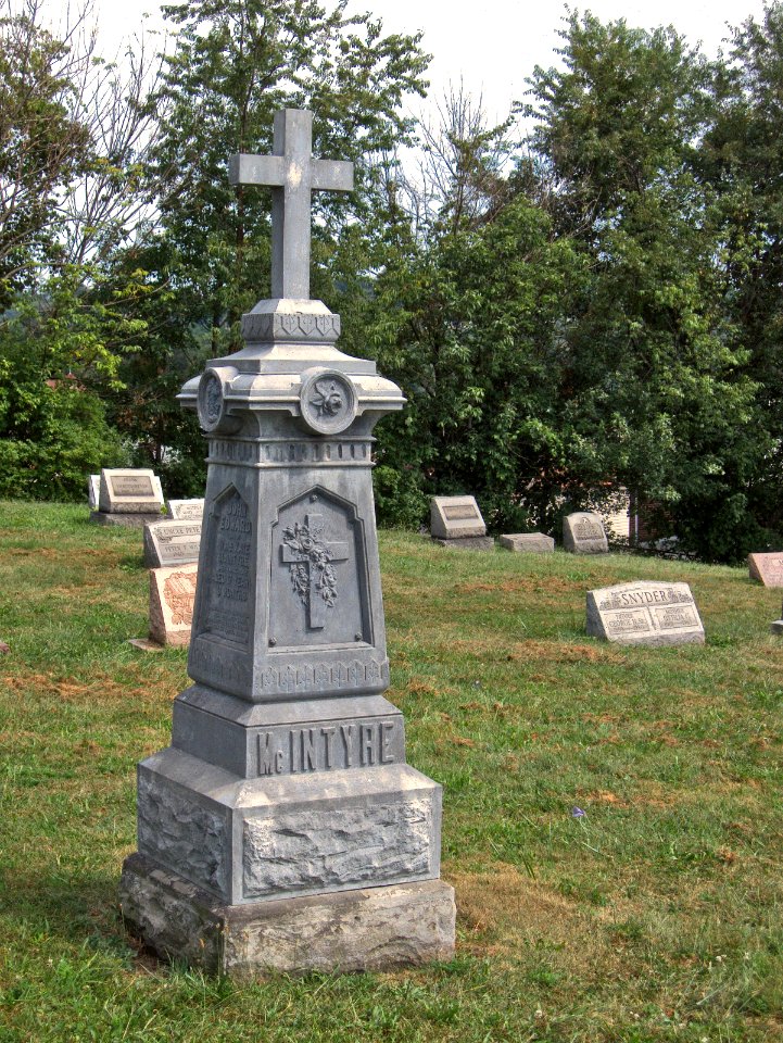 John Edward McIntyre Monument, St. Joseph Cemetery, 2015-08-14, 10