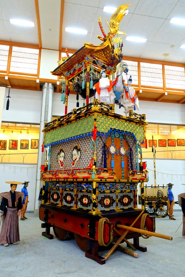 Jimma-tai, Hachiman shrine - Takayama Festival Float Exhibition Hall - Takayama, Gifu, Japan - DSC06547