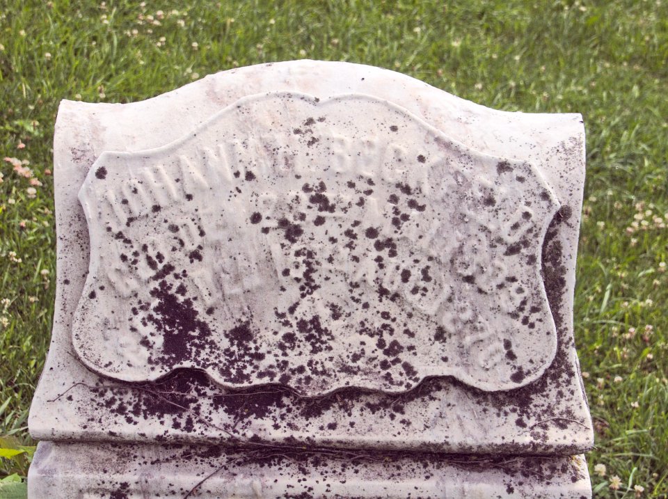 Johann H. Beckfeld Headstone, St. John Lutheran Cemetery, 2015-06-16, 01