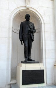 John R. Park Statue at John R. Park Building (UofU) - 25 August 2012