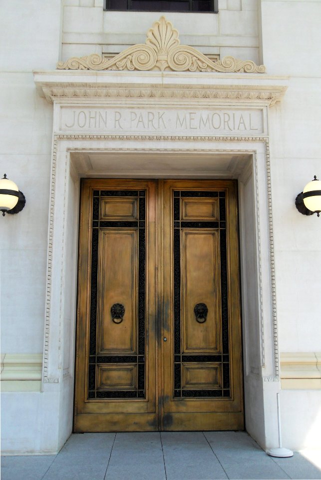 John R. Park Building - front door - 25 August 2012