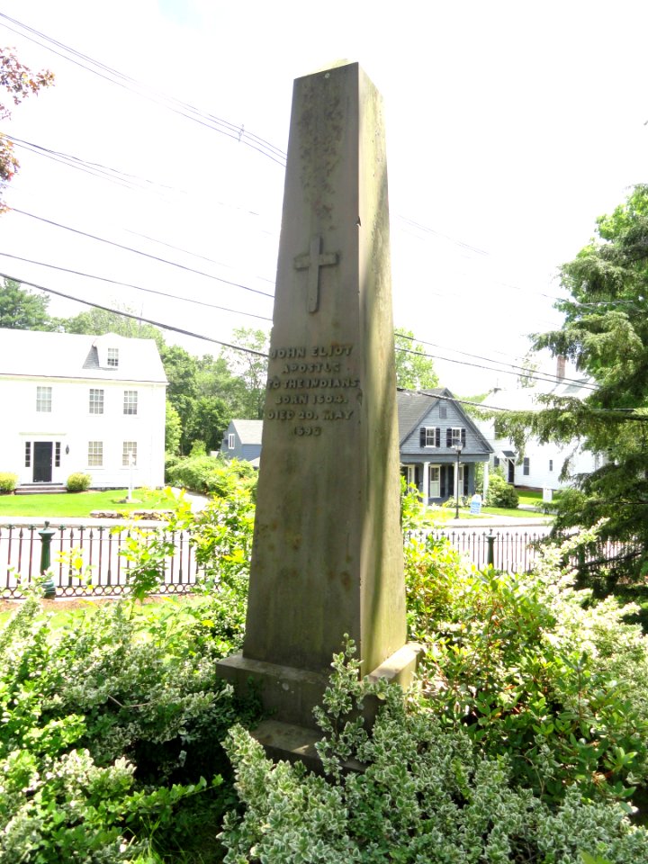 John Eliot monument - South Natick, MA - DSC09580