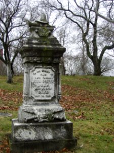 John Porter monument, Allegheny Cemetery