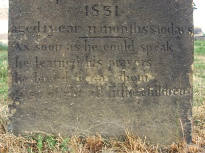 John Abiah Stark Tombstone, Hiland Cemetery, 2015-08-17, 02