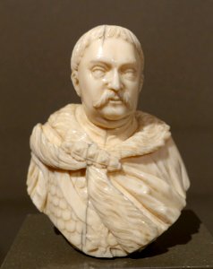 Johann III, Sobieski, King of Poland, by Christoph Maucher, late 1600s, ivory - Bode-Museum - DSC03452