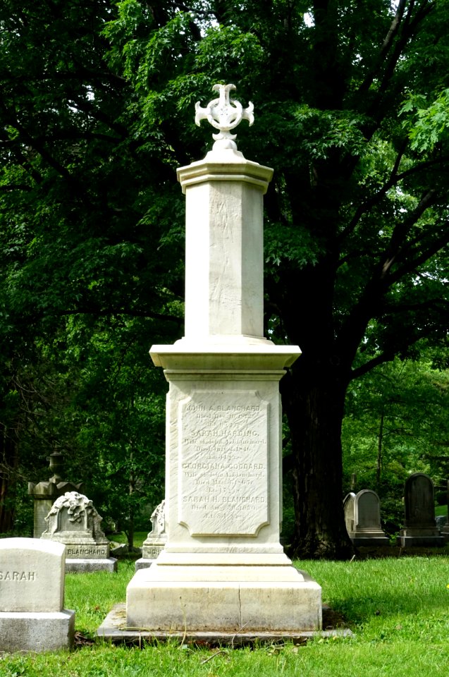 John A. Blanchard family grave - Mount Auburn Cemetery - DSC04143