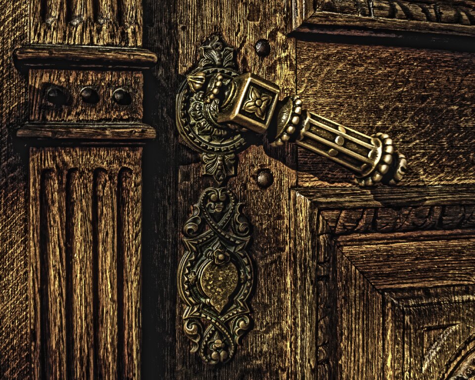 Old church rust iron