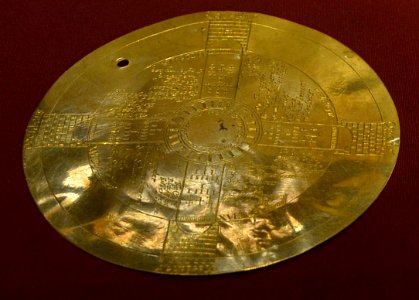 John Dee's golden disc British Museum 27 07 2013 2