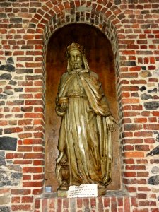 Jeumont (Nord, Fr) Église St.Martin, statue Melchisedech