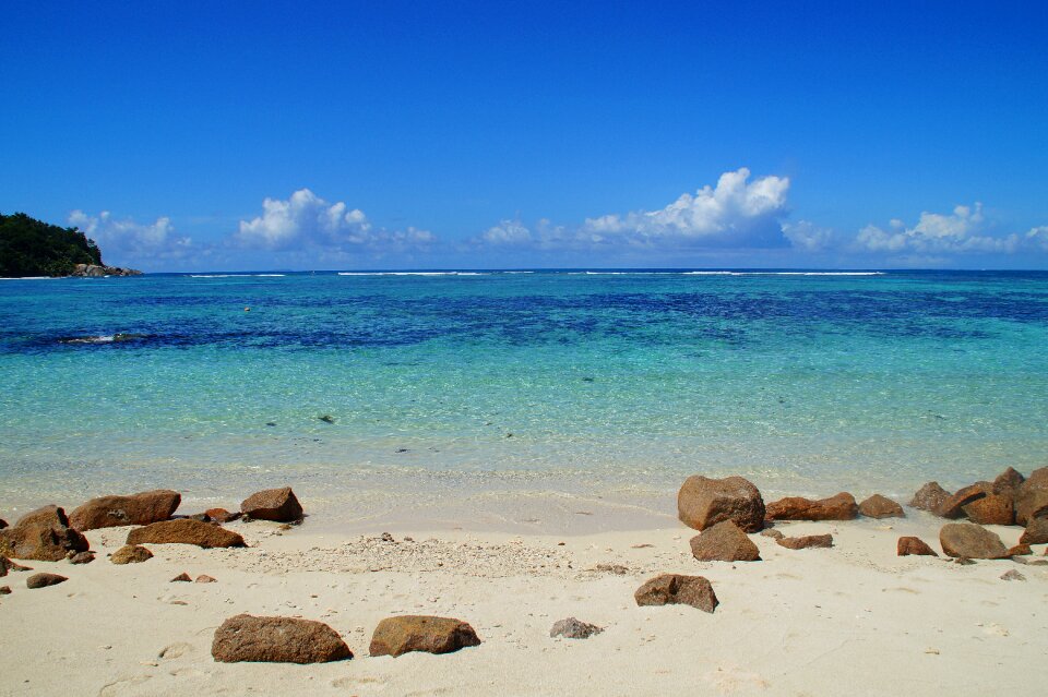 Sand landscape horizon photo