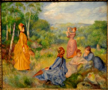Jeunes Filles Jouant au Volant, by Pierre-Auguste Renoir, 1887 - Corcoran Gallery of Art - DSC01361