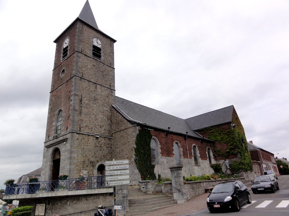 Jeumont (Nord, Fr) Église St.Martin, extérieur