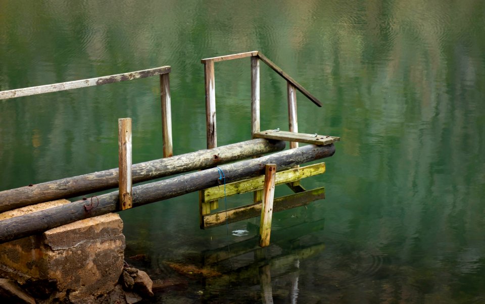 Jetty in Loddebo between rain showers 1