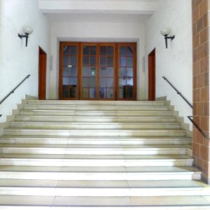 Johanneskirche (Berlin-Frohnau) Innentreppe
