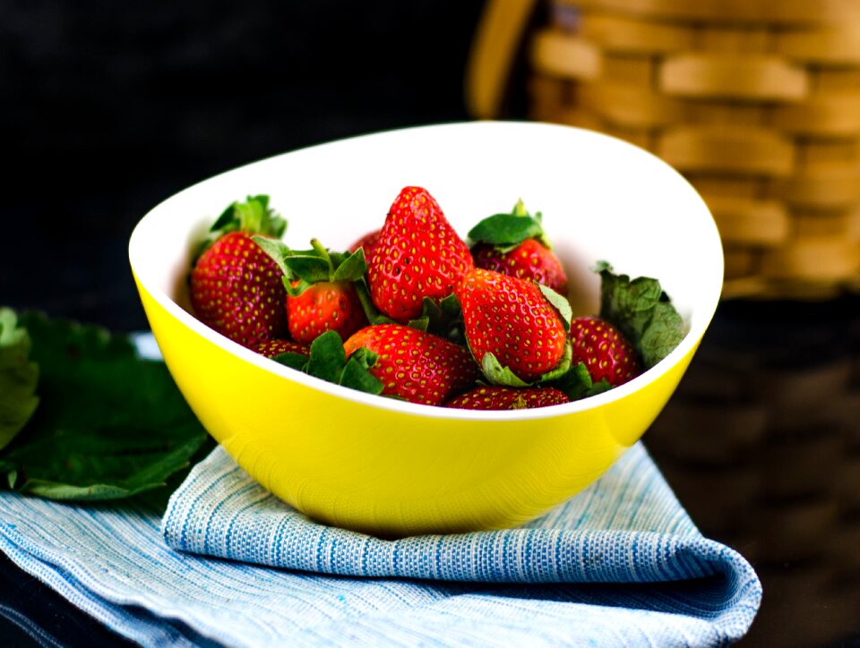 Strawberries red fruit