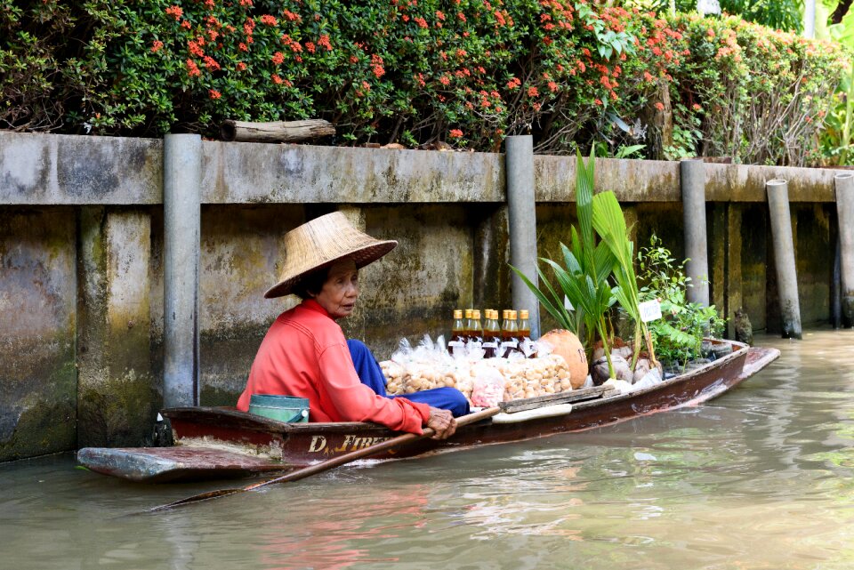 Market thailand water