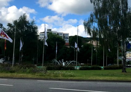 Königstein, Europakreisel-Springbrunnen