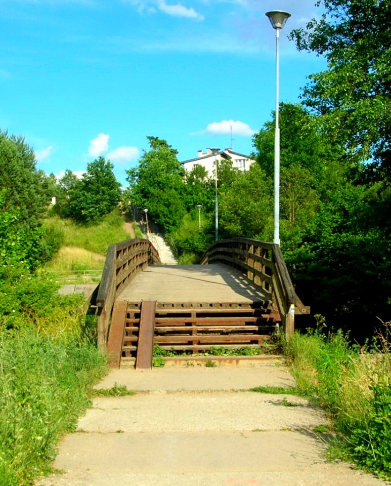 Kładka na Brdzie Opławiec 2005