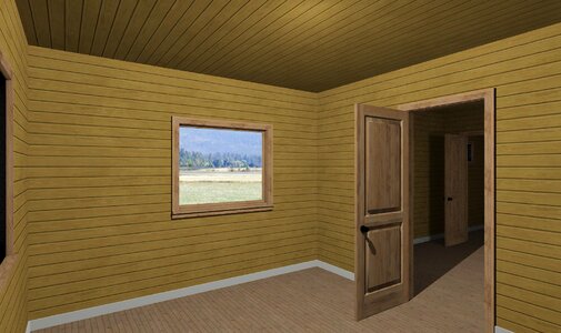 Wood home interior