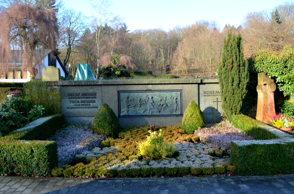 Königstein, Friedhof, Grab Familie Messer