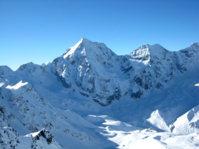 Königsspitze und Zebrù von der Madritschspitze photo