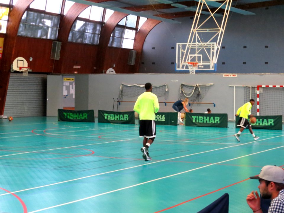 Juvisy - Cleveland State Vikings - 03 - Echauffement