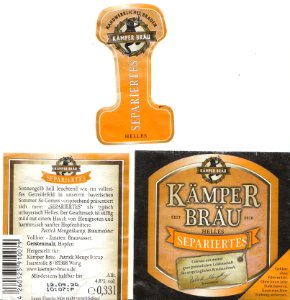 Kämper Bräu - Patrick Mengelkamp - Kämper Bräu Separiertes