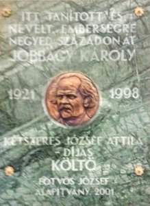 Károly Jobbágy, poet and teacher