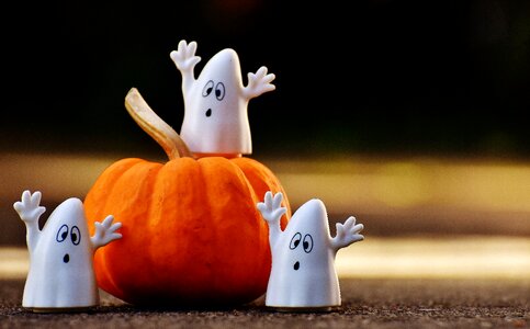 Happy halloween ghost autumn
