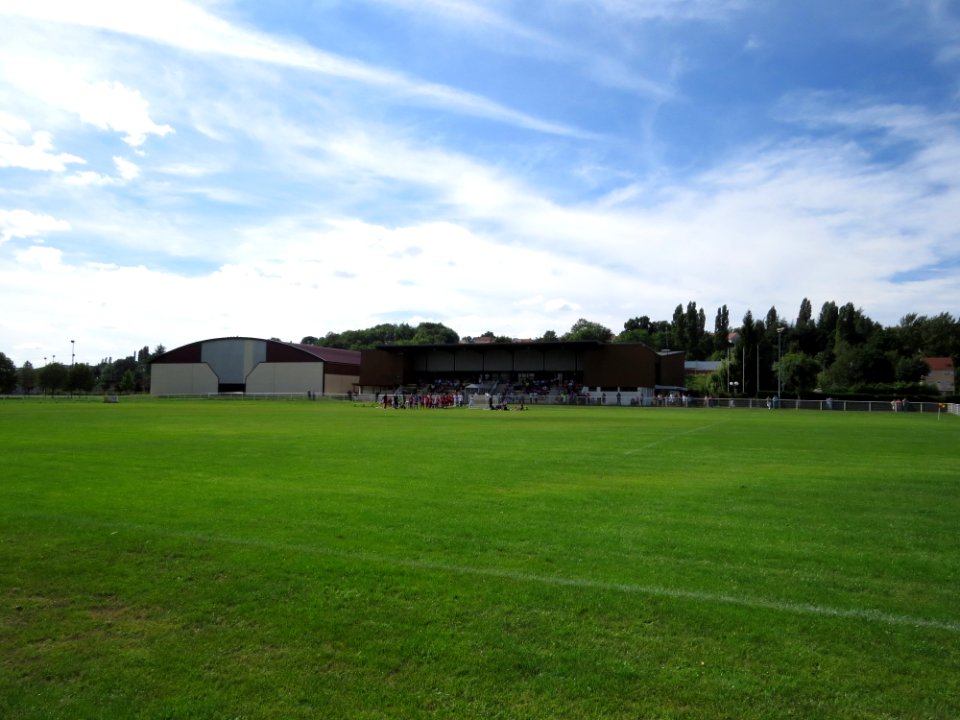Juvisy Guingamp Breuillet 17 Aout 2013 - 1 - Entree des joueuses