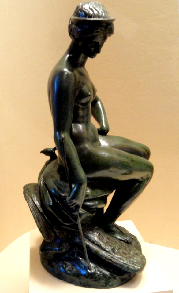 Juno with Her Peacock by Antoine-Louis Barye, model c. 1840, cast after 1855, bronze - National Gallery of Art, Washington - DSC08726