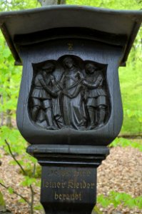 Königstein, Kreuzweg Romberg, Station 10, Detail