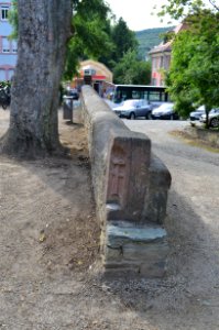 Königstein, Mauerrest des ehemaligen Kapuzinerklosters