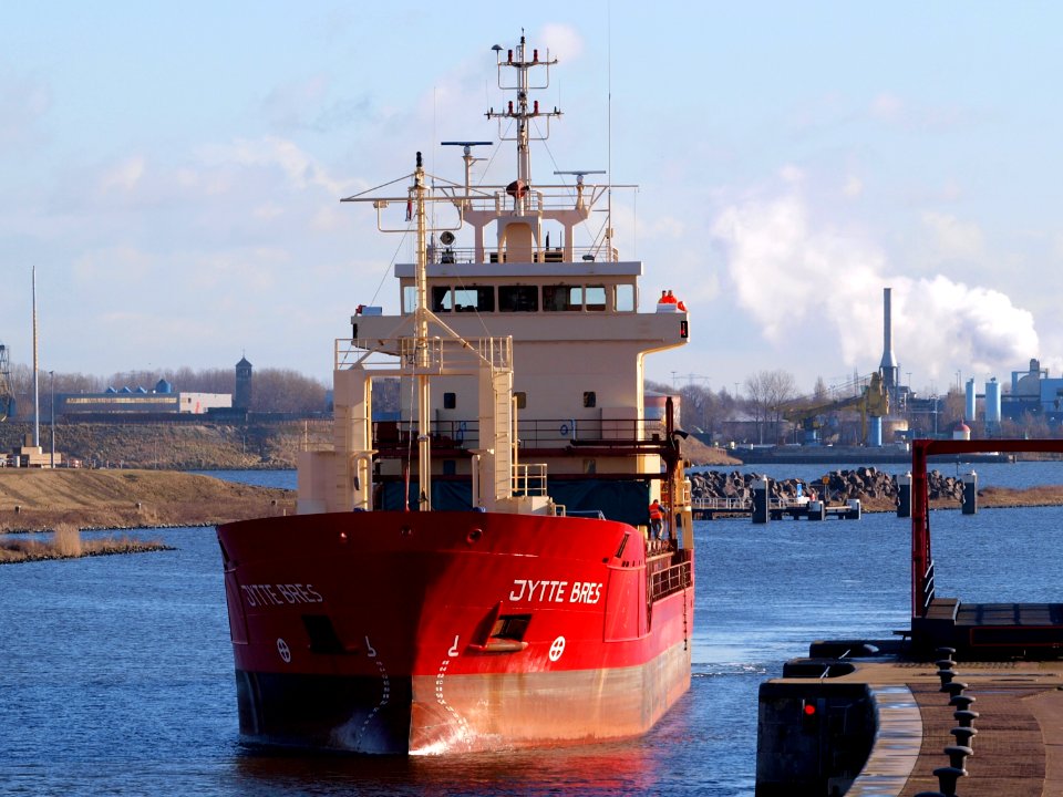 Jytte Bres IMO 9195810 at Port of Amsterdam 08Feb2009