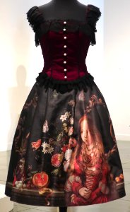 Jupe du vin des nobles skirt & bustier, Honolulu Museum of Art