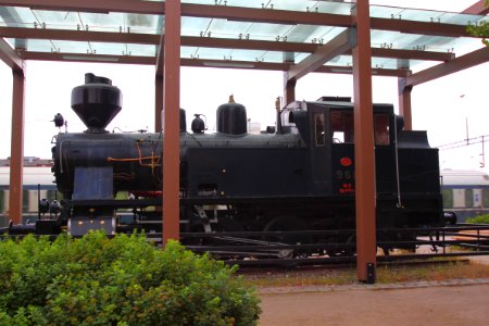 Jyväskylä old railway station steam locomotive