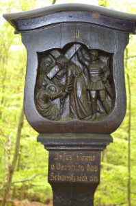 Königstein, Kreuzweg Romberg, Station 6, Detail