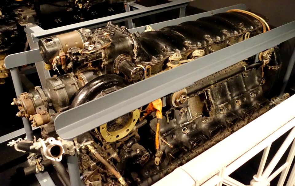Junkers JU-87R-2 Tropical Stuka Engine, c. 1940 - Museum of Science and Industry (Chicago) - DSC06833