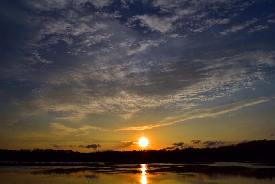 Sky water landscape