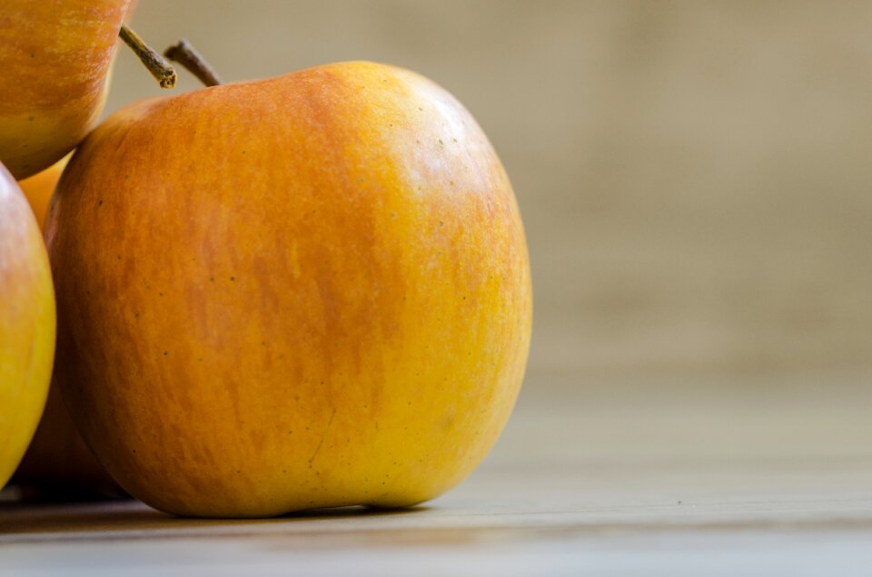 Fresh organic brown apple