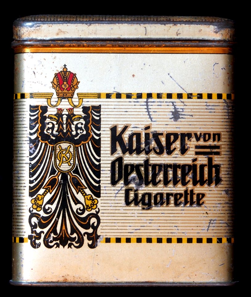 Kaiser von Oesterreich Cigarette Blechdose