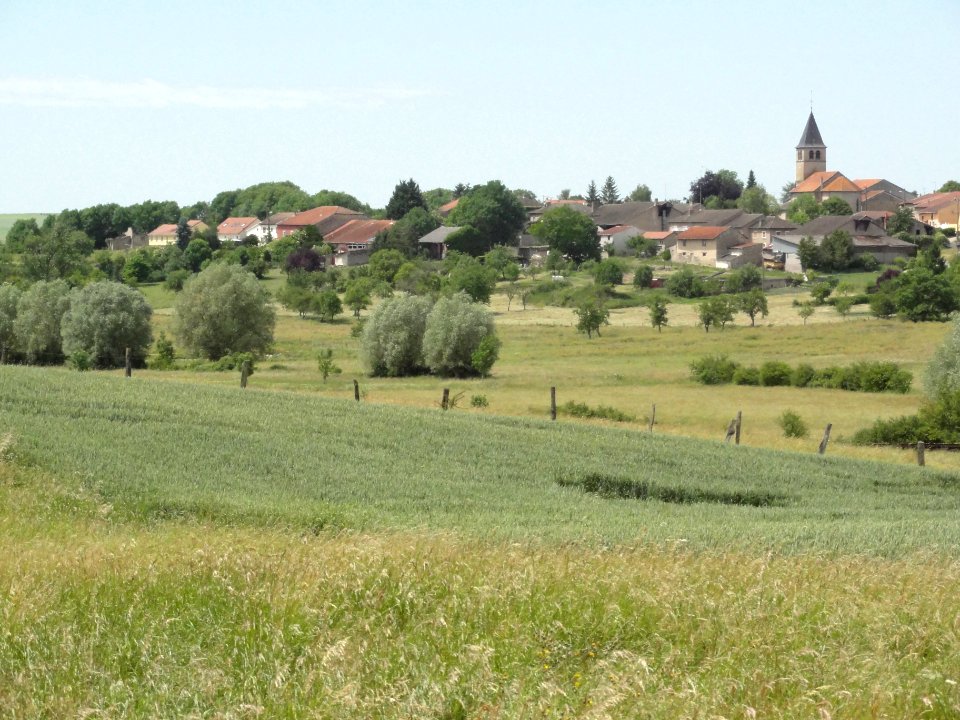 Juvelize (Moselle) vue du village